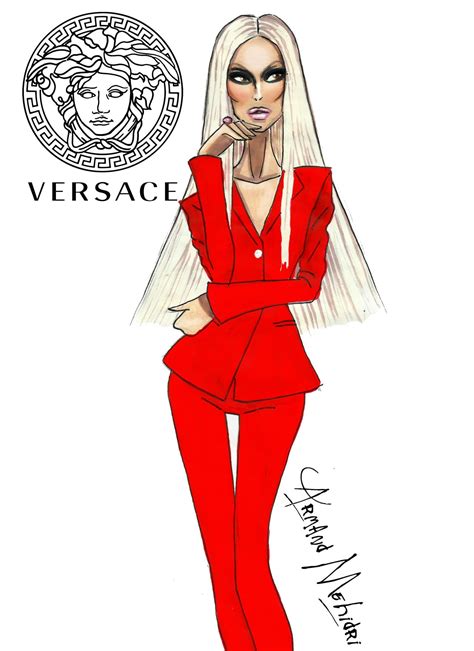 imagen versace|versace fashion sketches.